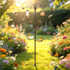 94 inch bird feeding station kit with pole feeder trays and accessories
