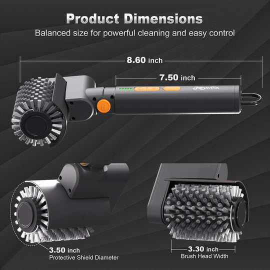 electric grill brush product dimensions